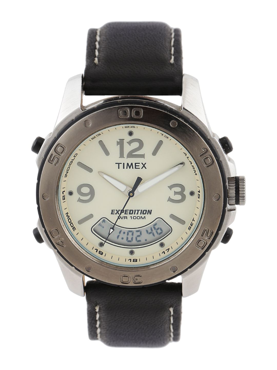 Timex Expedition Men Off-White Dial Analogue & Digital Watch T41361