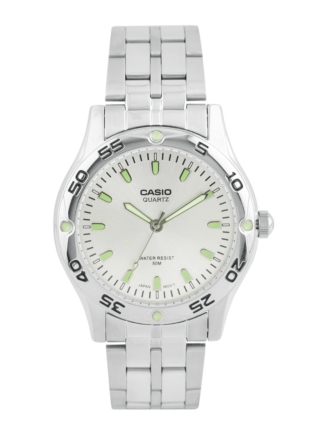 Casio Enticer Men Silver Analogue Watch MTP-1243D-7AVDF(A218)