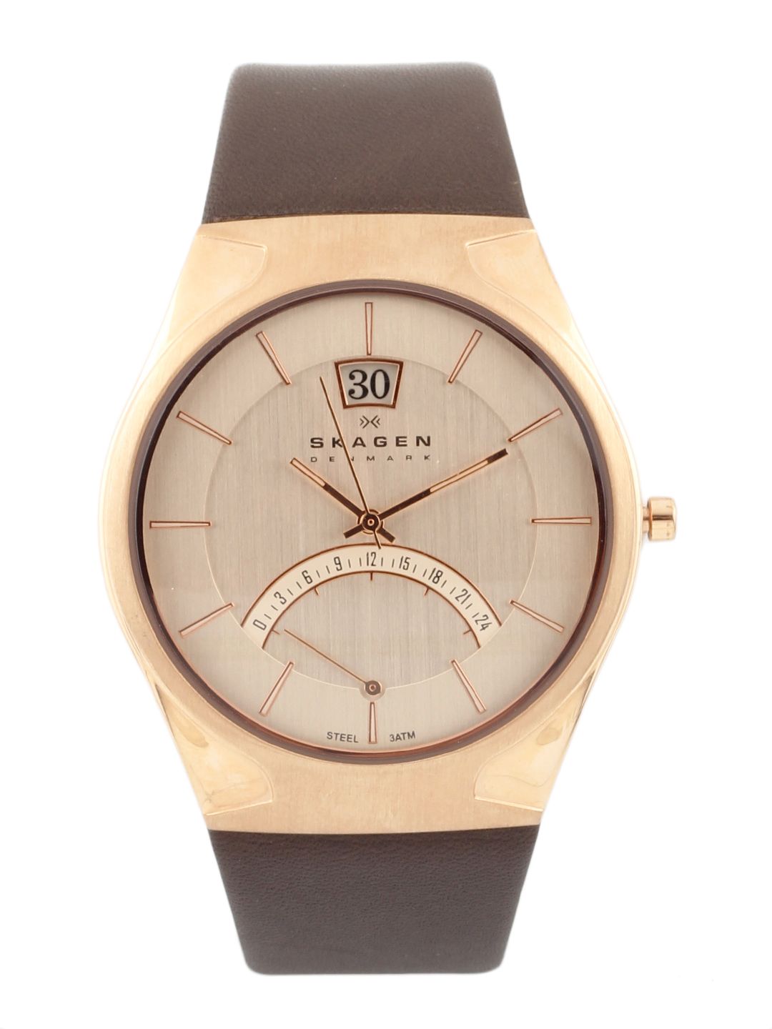 SKAGEN DENMARK Men Silver-Toned Dial Watch 668XLRLZD