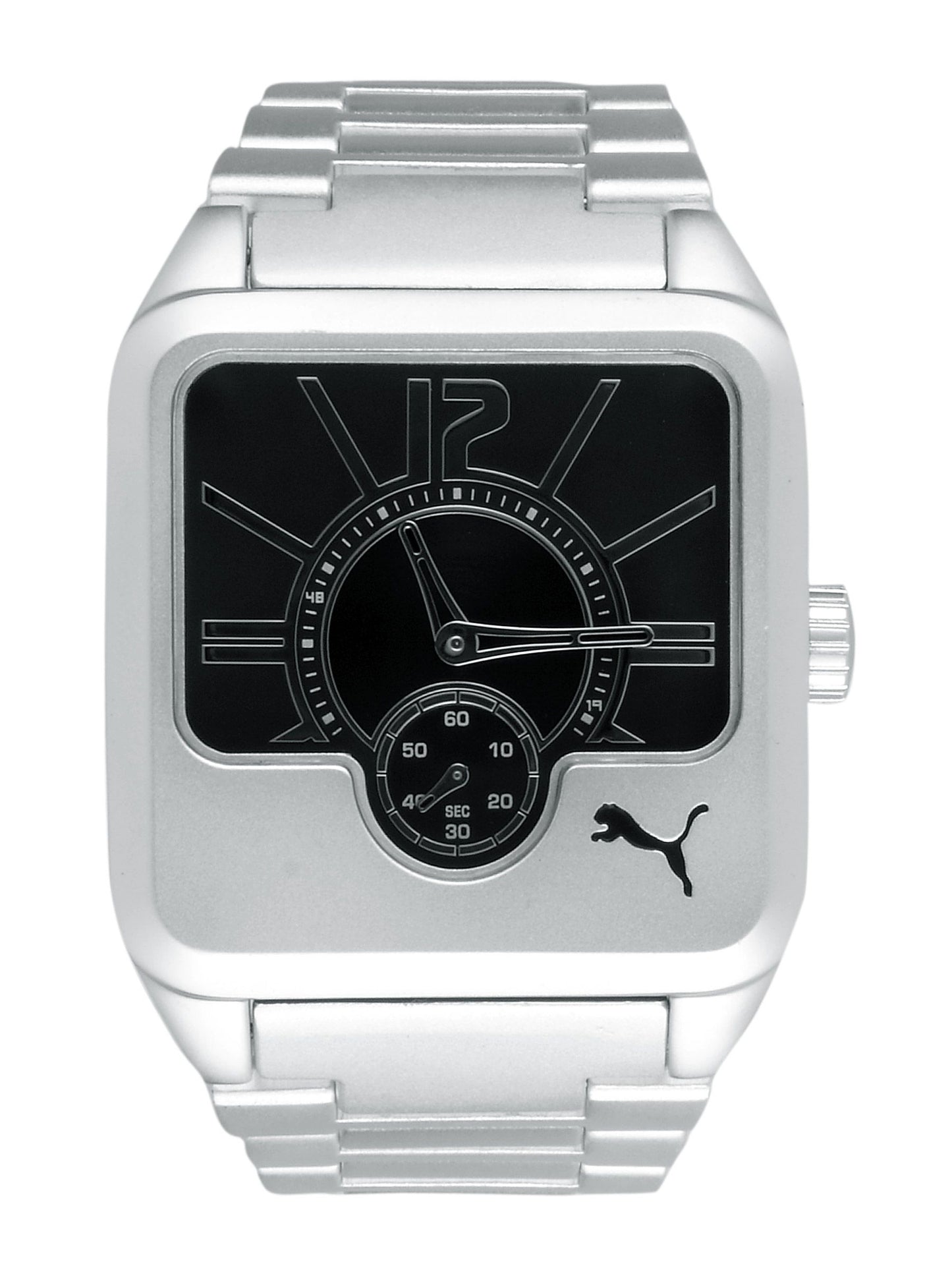 Puma Men Star Dust Black Dial Watch