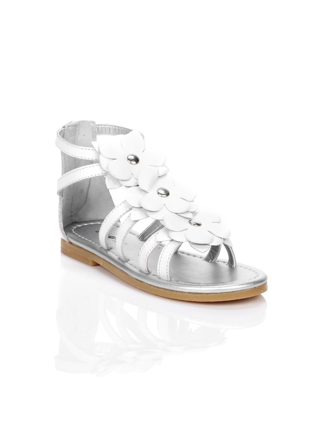 Enroute Teens White Sandals