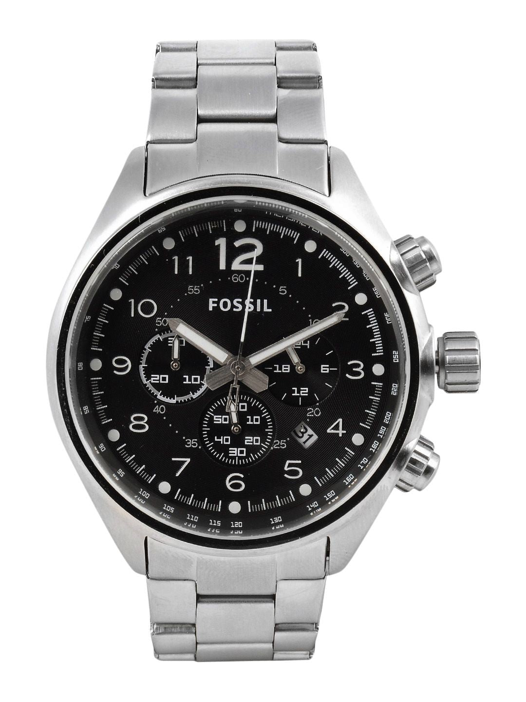 Fossil Men Black Dial Chronograph Watch CH2800