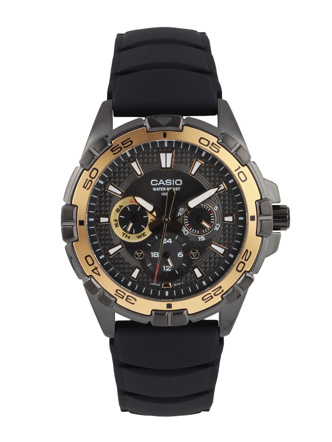 CASIO ENTICER Men Black Dial Watch A514 MTD-1069B-1A1VDF
