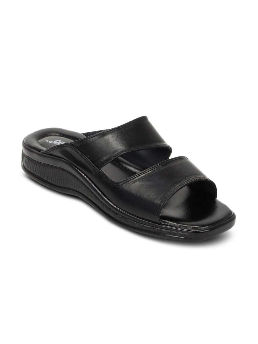 Coolers Men Black Sandals