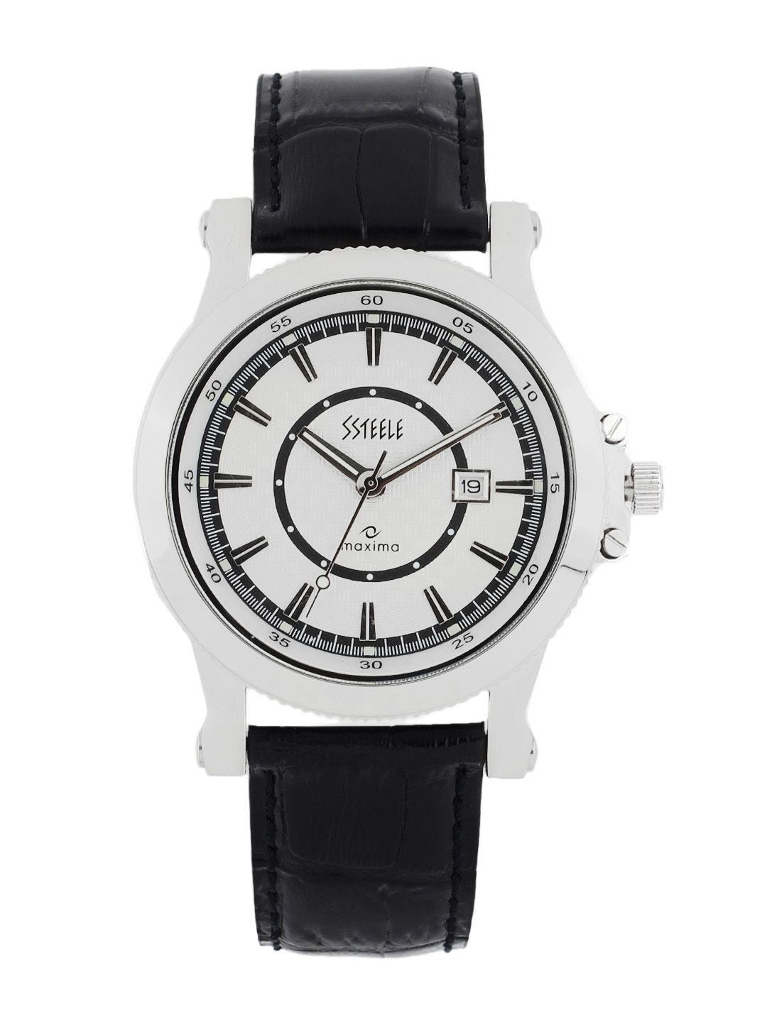 Maxima Men Silver Dial Watch