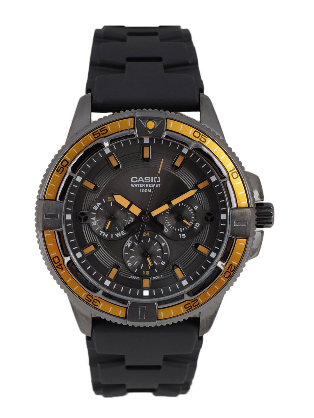 CASIO ENTICER Men Black Dial Watch A513 MTD-1068B-1A2VDF