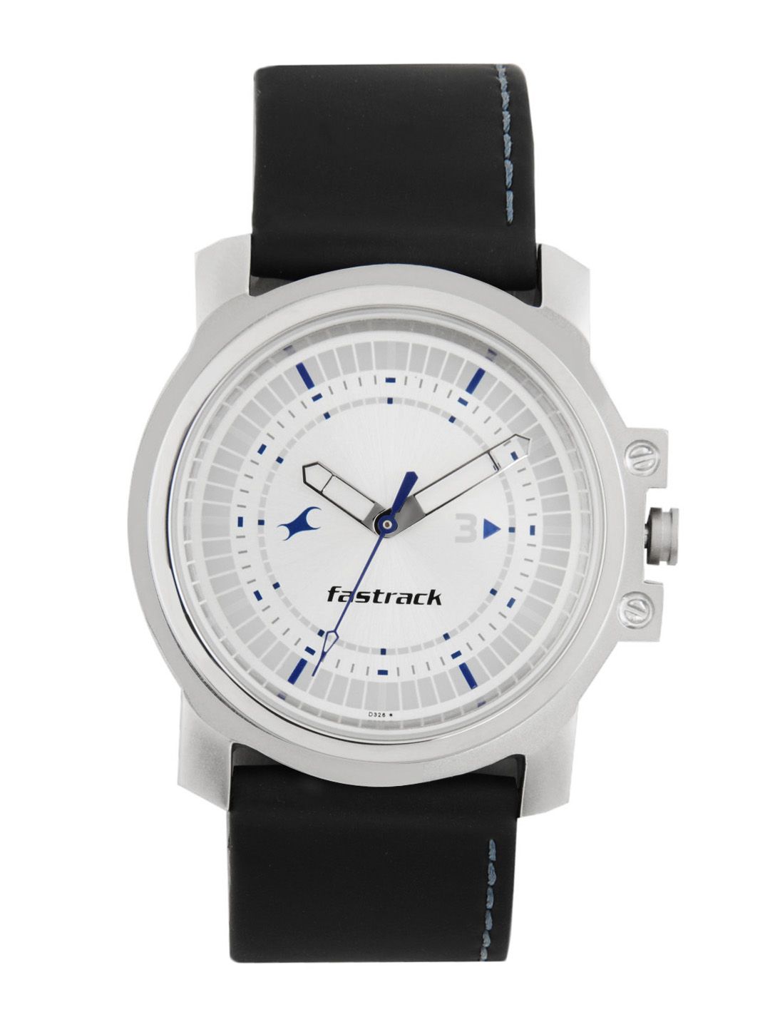 Fastrack Men Sliver-Toned Dial Watch NA3039sl01
