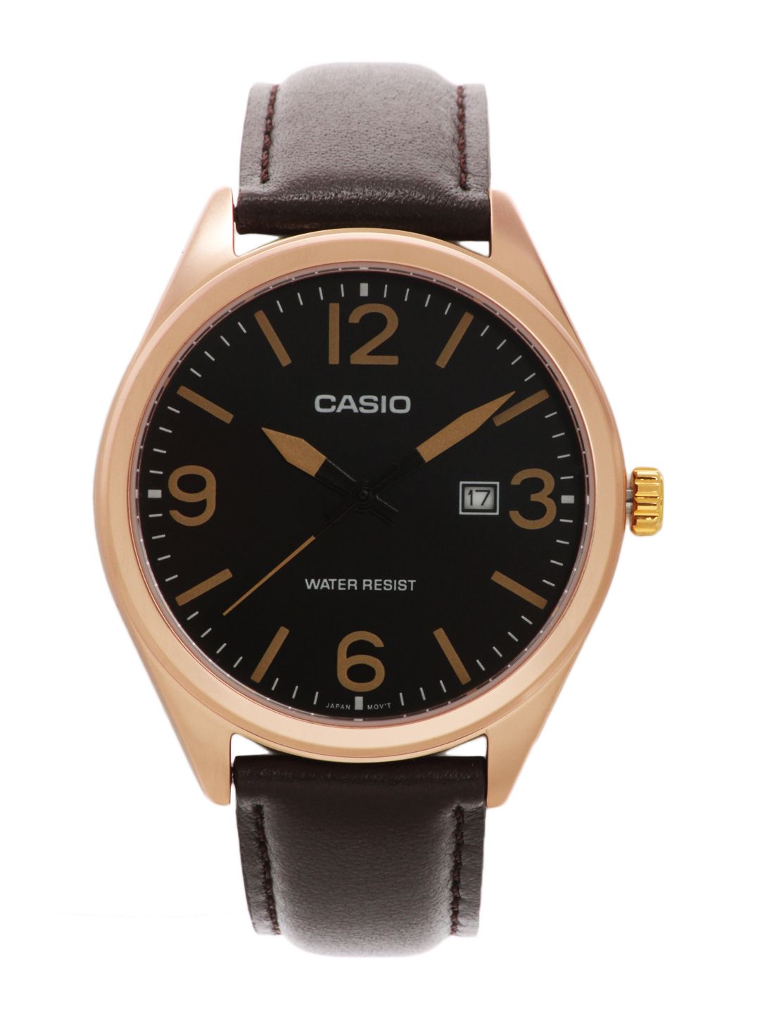 CASIO ENTICER Men Black Dial Analogue Watch A628