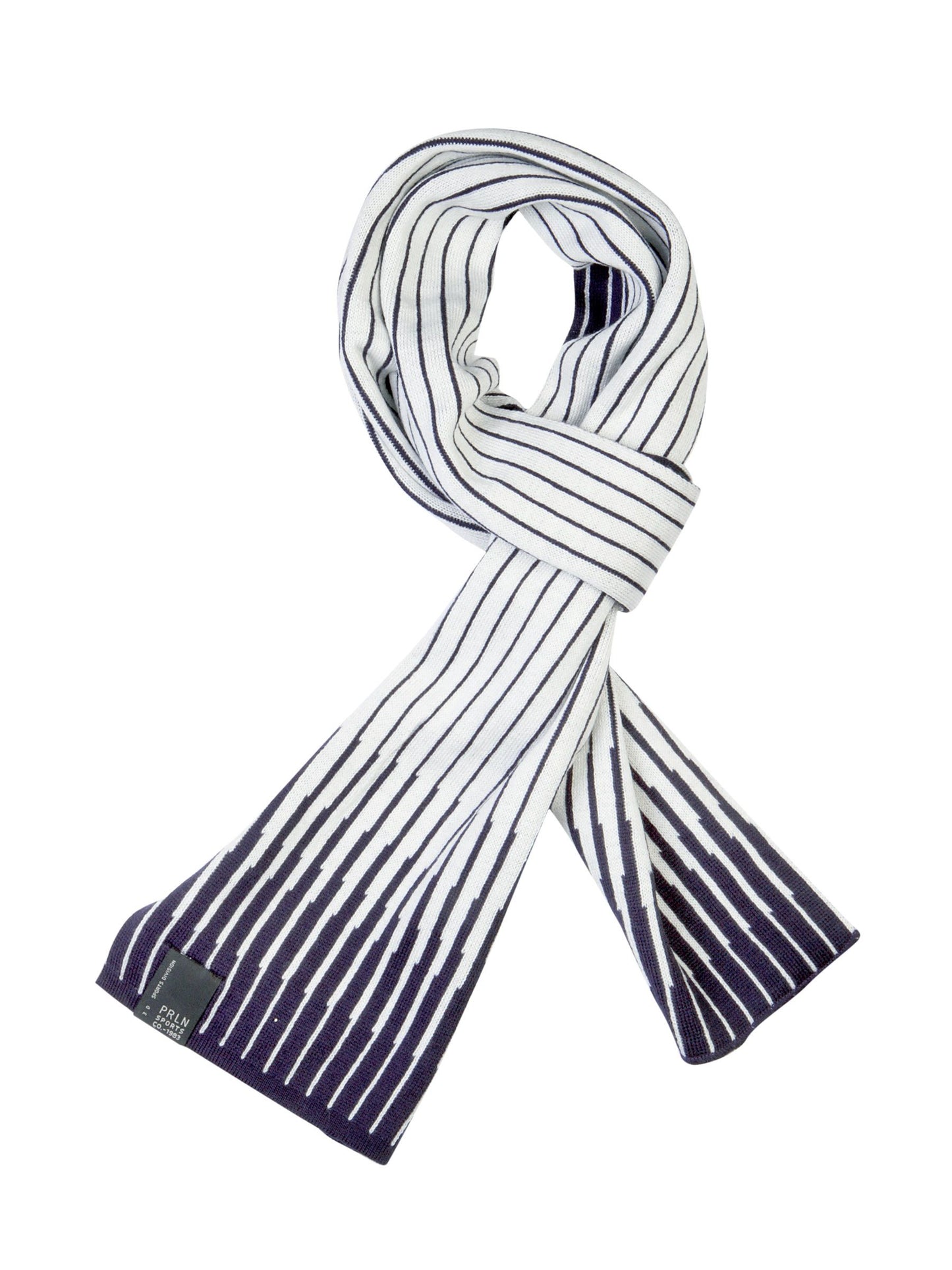 Proline White Striped Muffler
