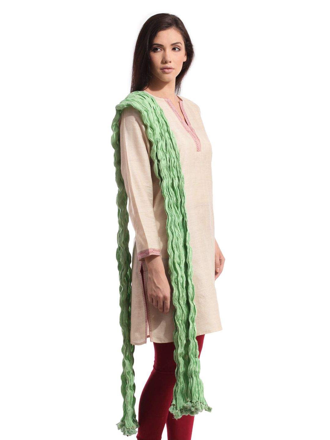 Fabindia Green Dupatta