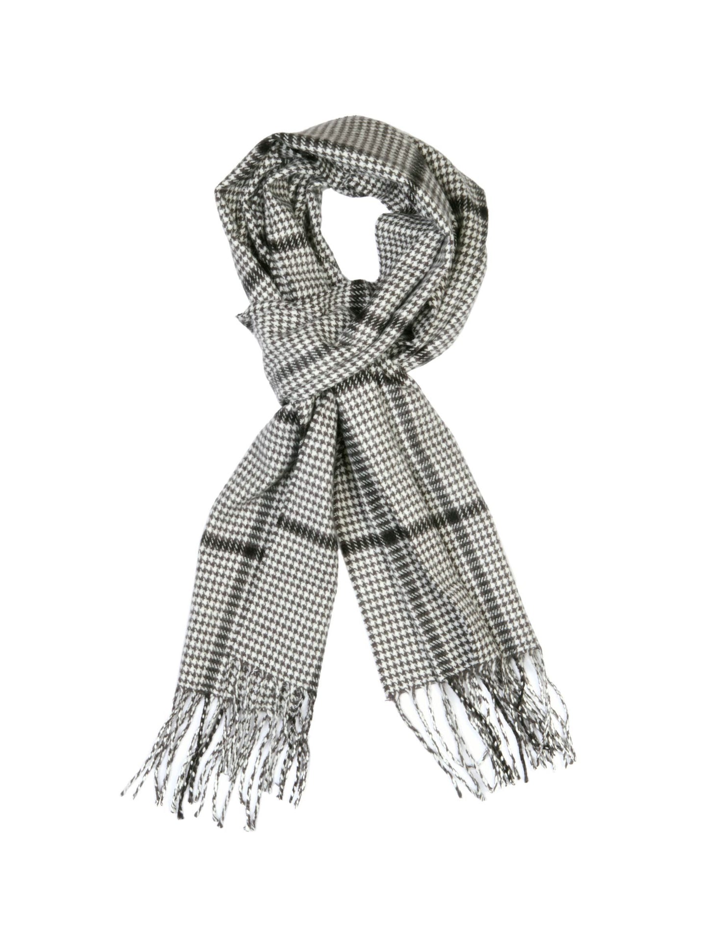 Arrow Men Black & White Scarf