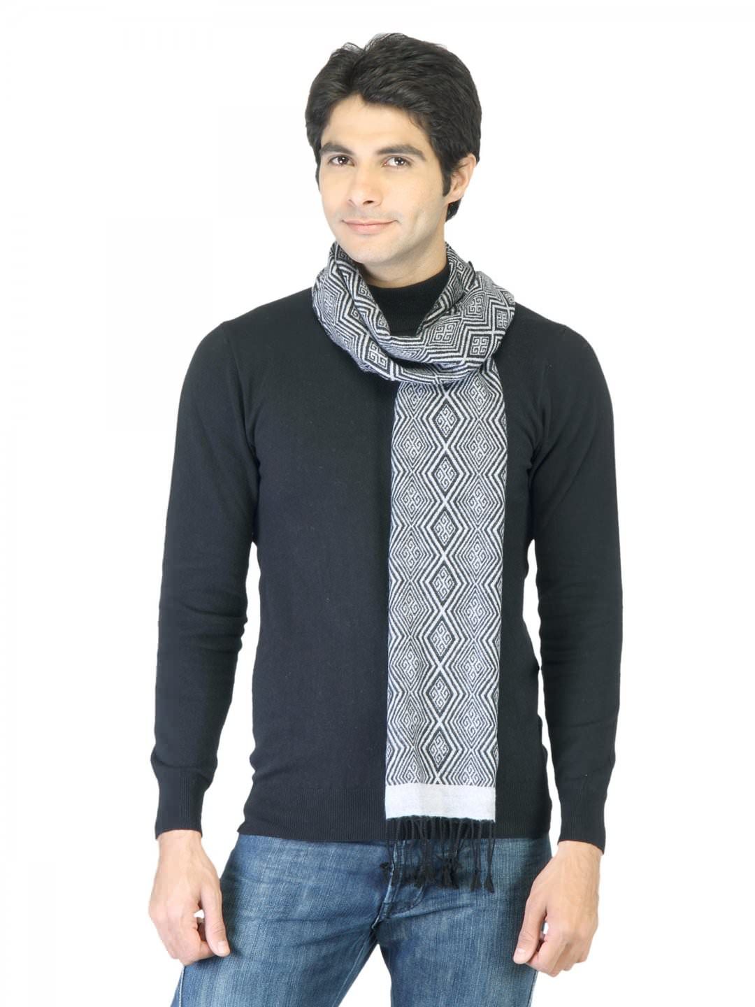 Arrow Men Grey Scarf
