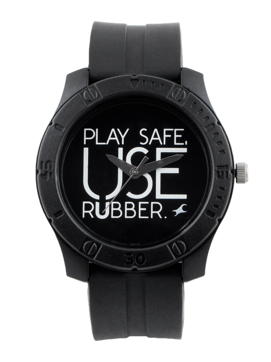 Fastrack Men Black Dial Watch