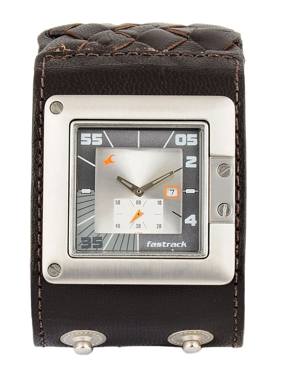 Fastrack Men Silver Dial Watch