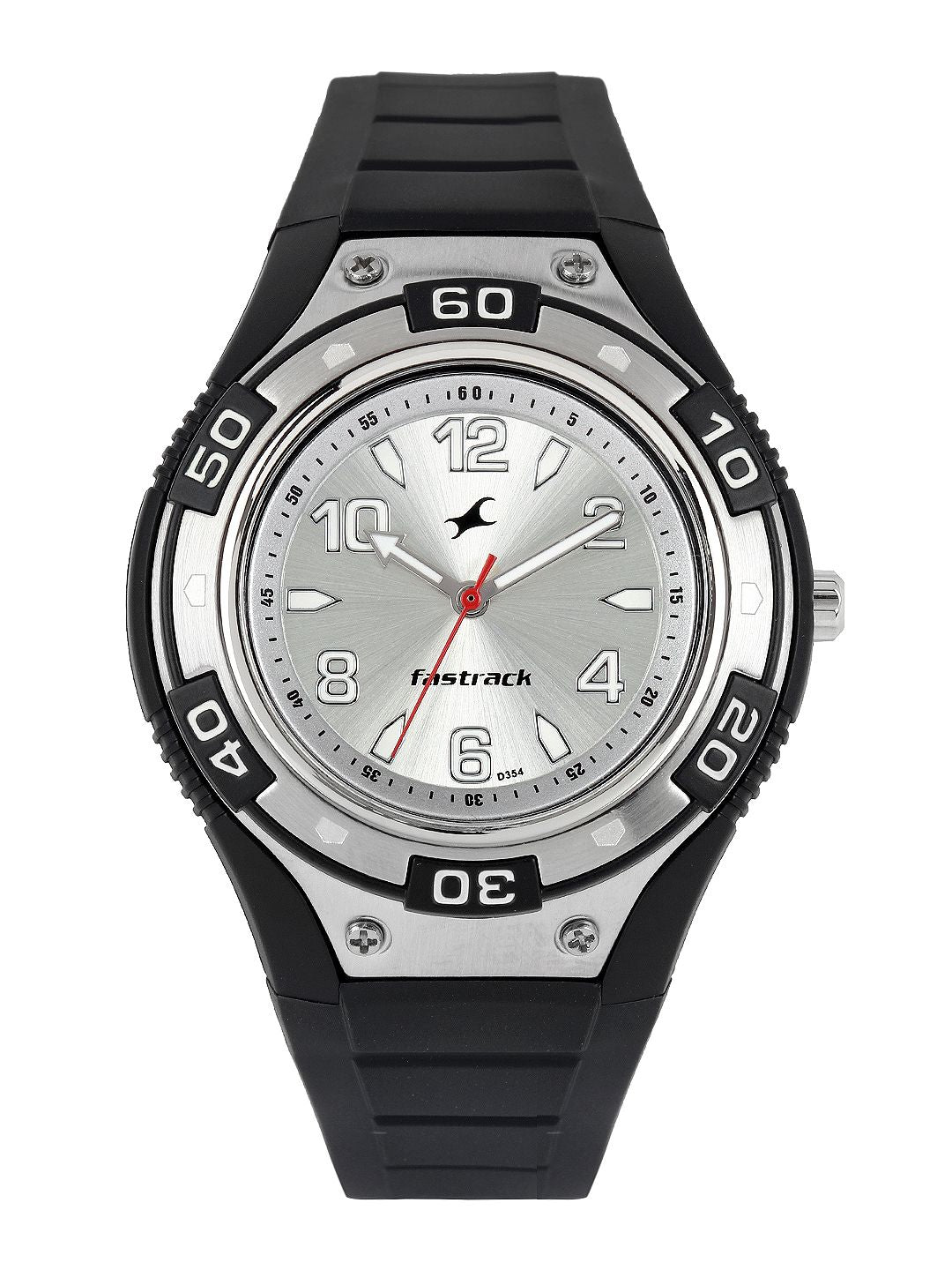 Fastrack Men Silver-Toned Dial Watch N9333PP01