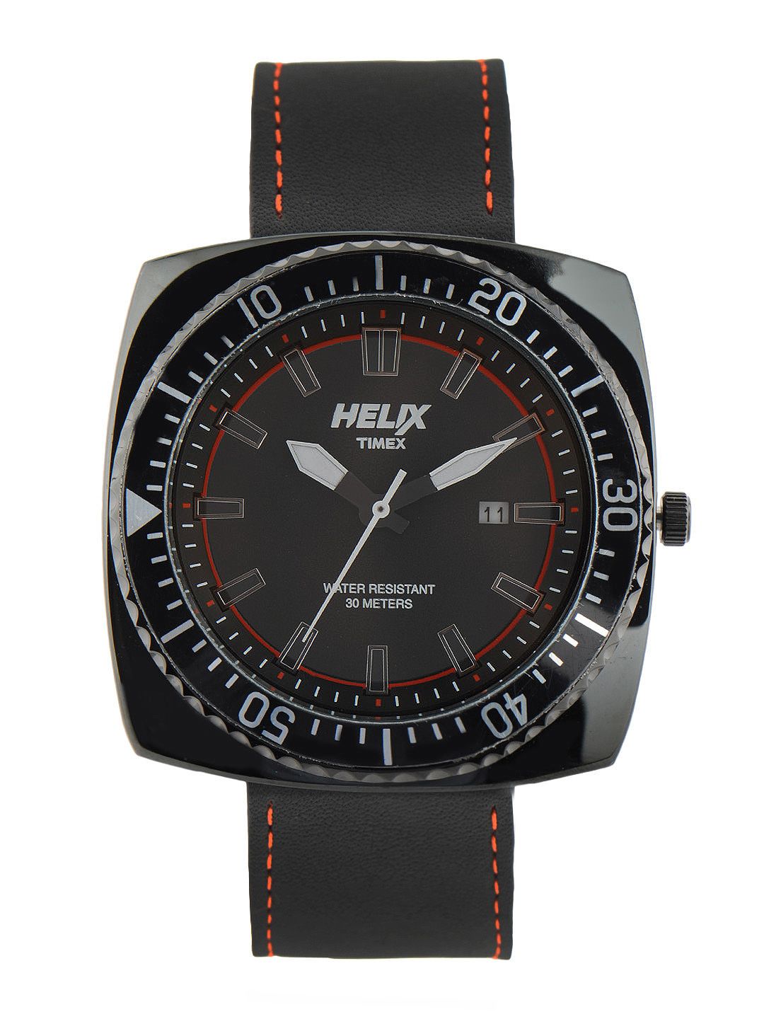 Helix Men Black Dial Watch