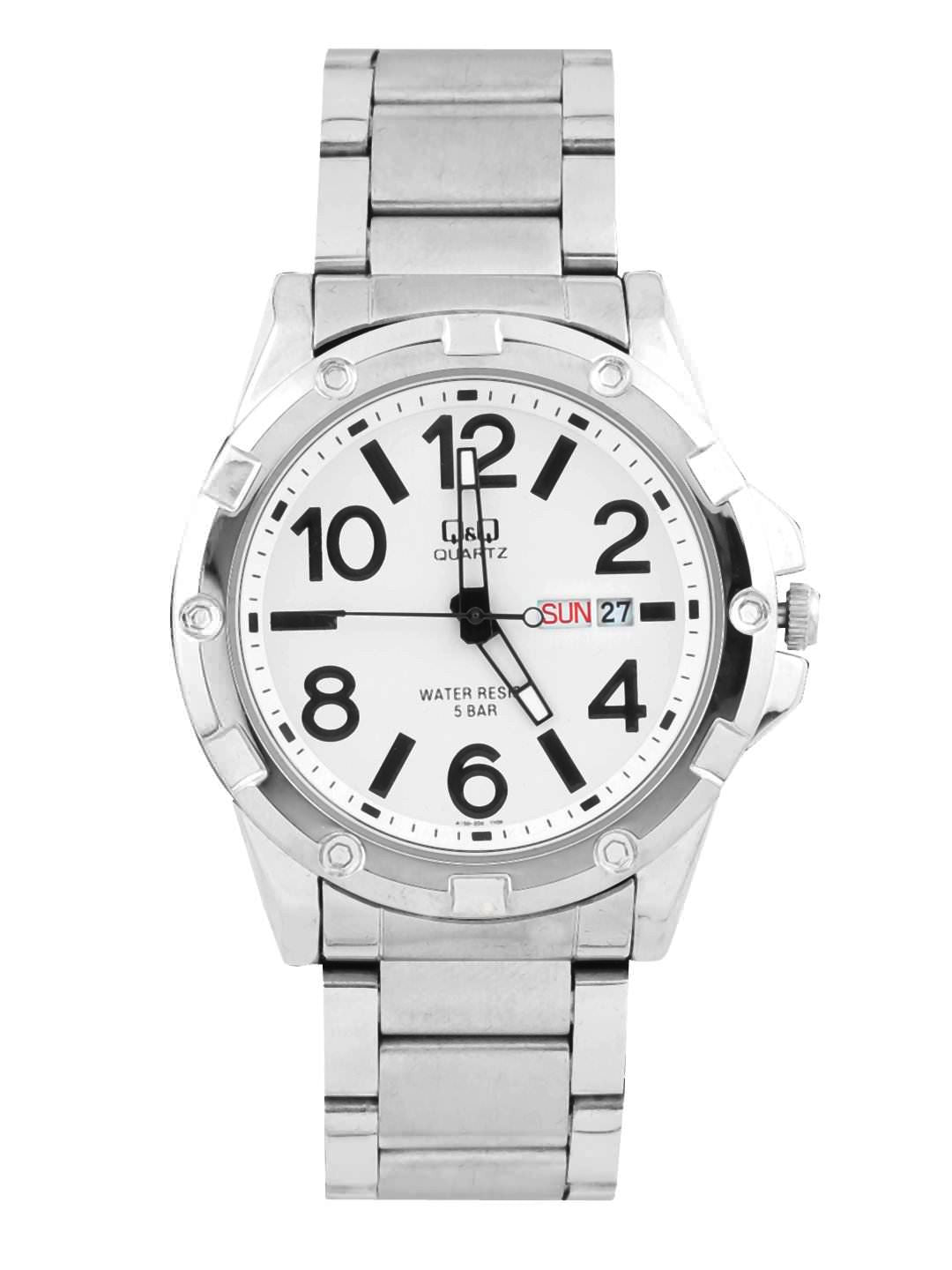 Q&Q Men White Dial Watch A150J204Y