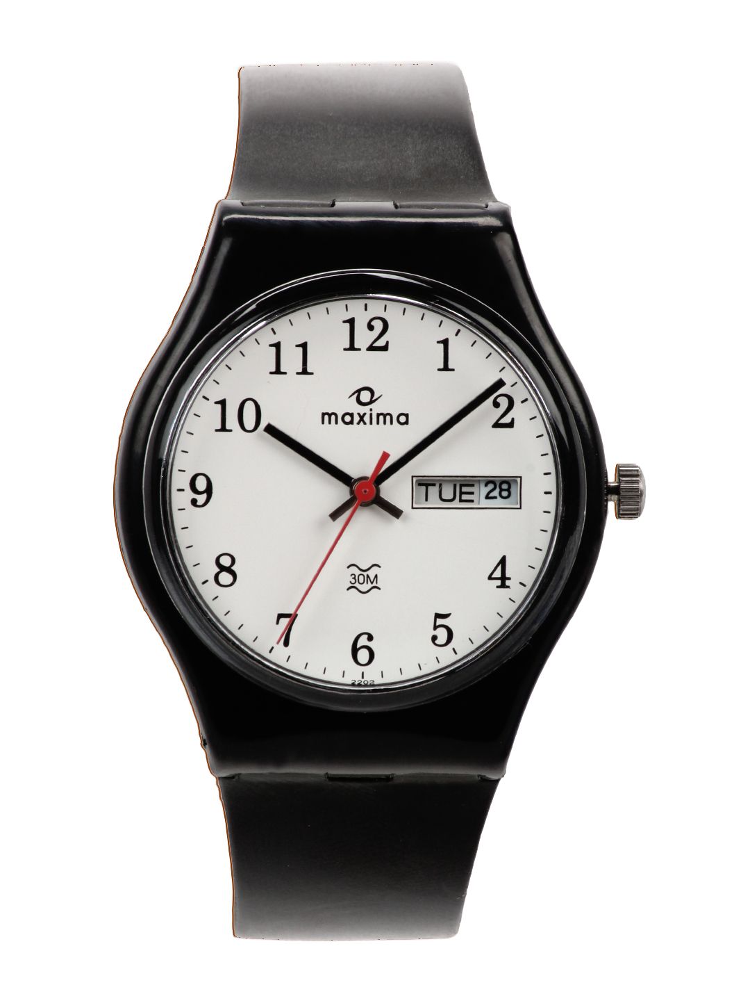 Maxima Men White Dial Watch