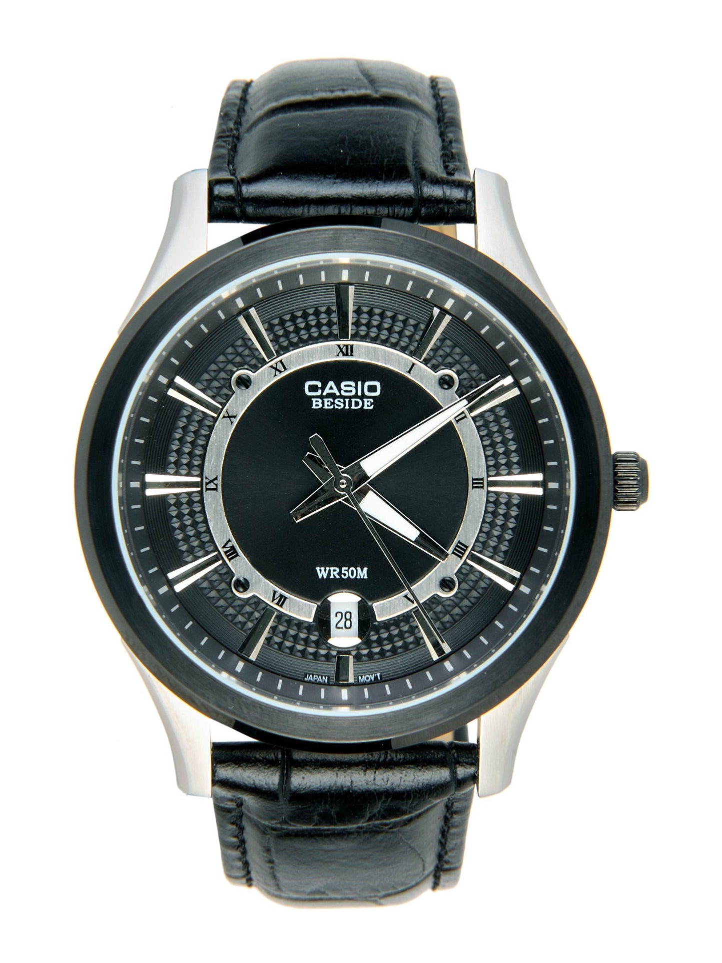 CASIO ENTICER Men Black Analogue Watch BS112