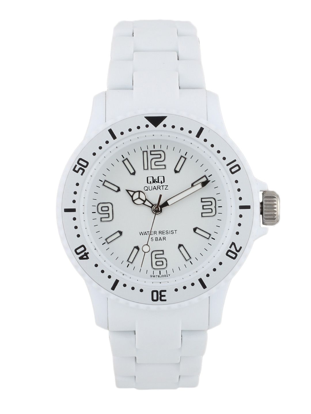 Q&Q Men White Analog Watch
