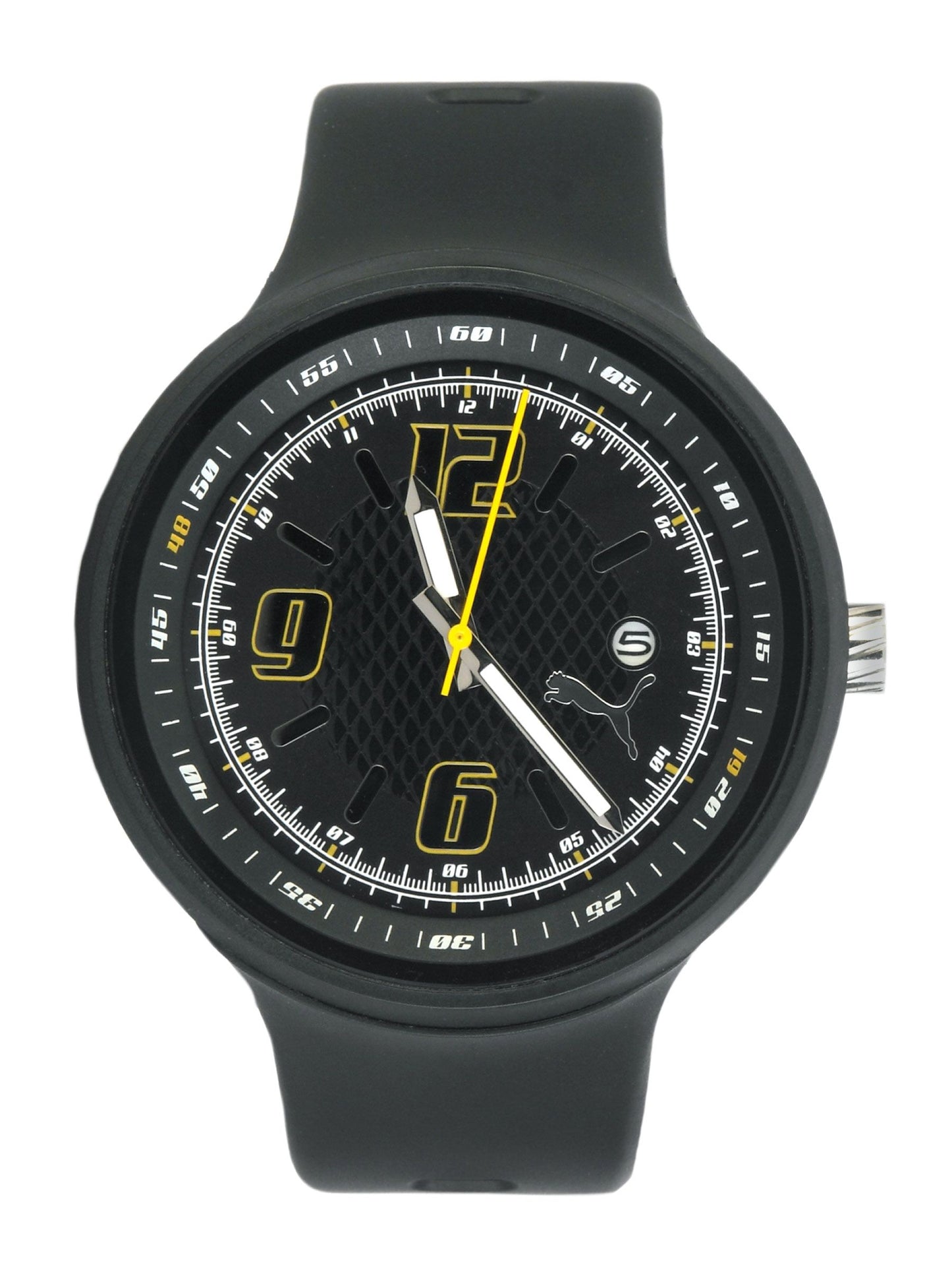 Puma Men Slick 3HD Yellow Black Watches