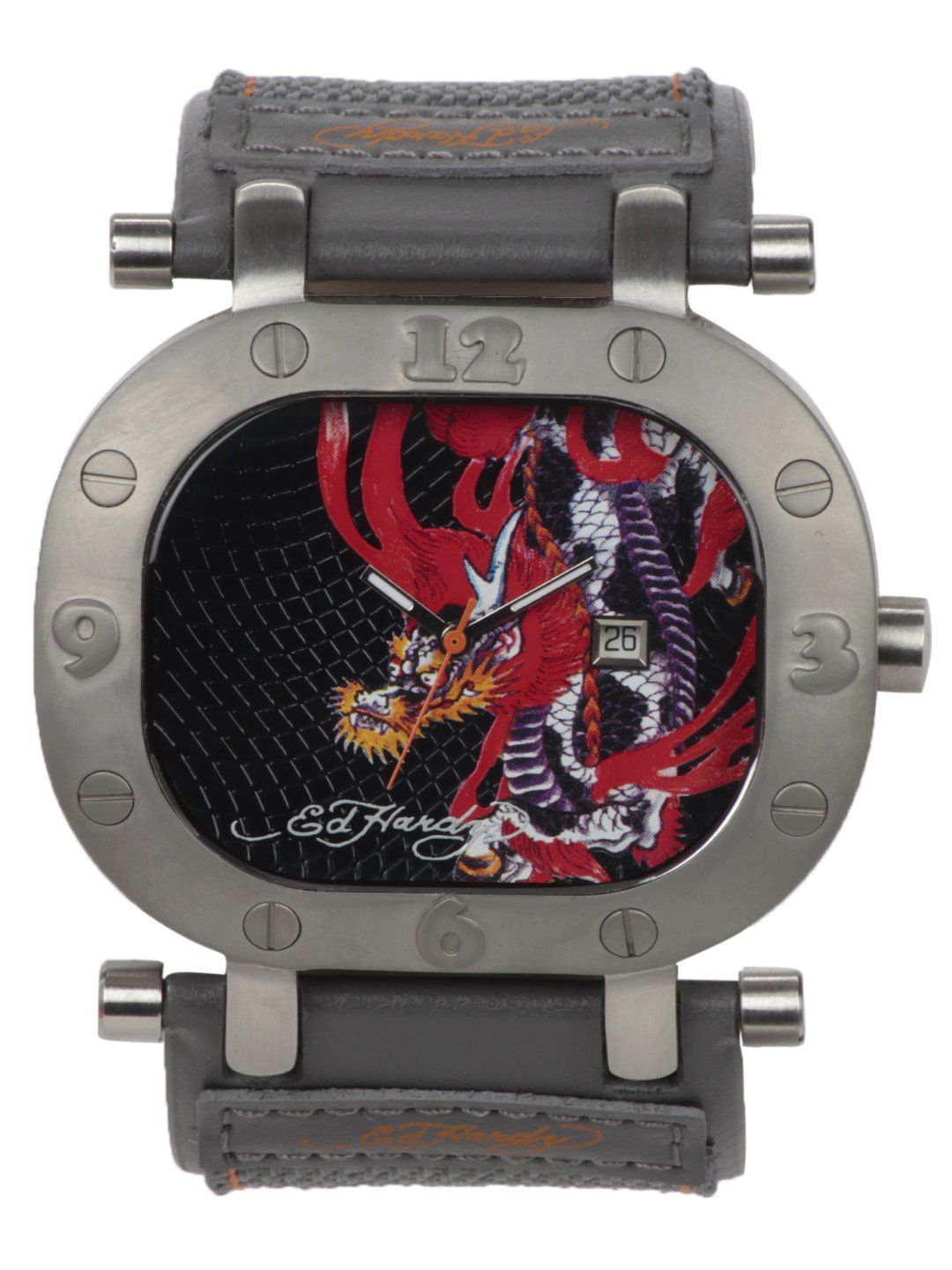 Ed Hardy Men Black Dial Watch