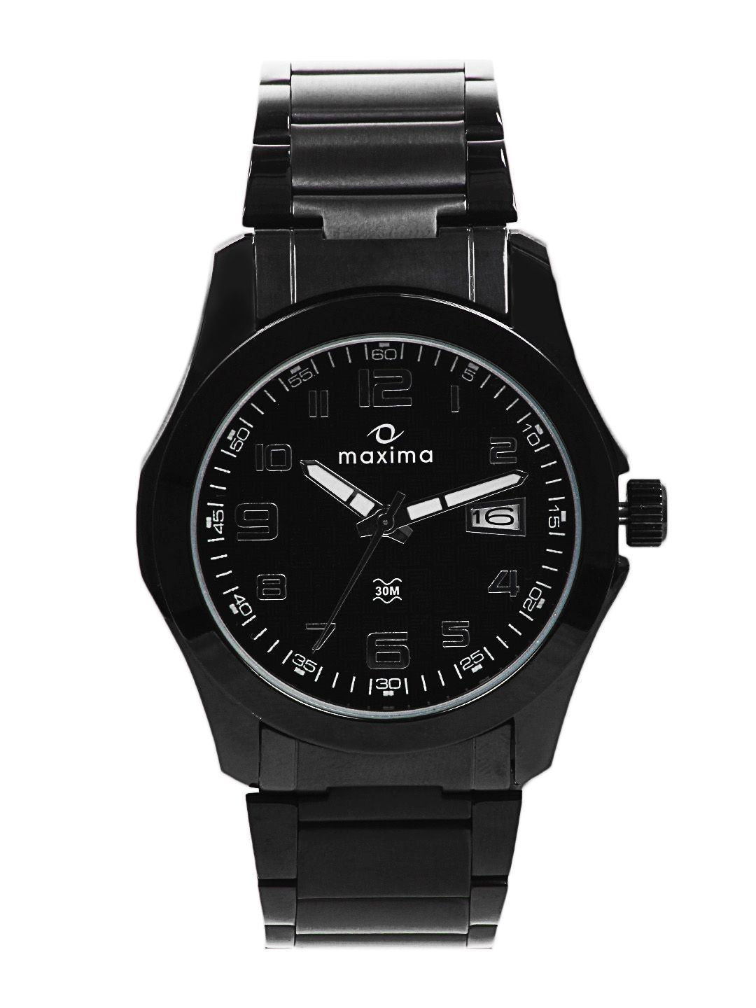 Maxima Men Black Attivo Watch