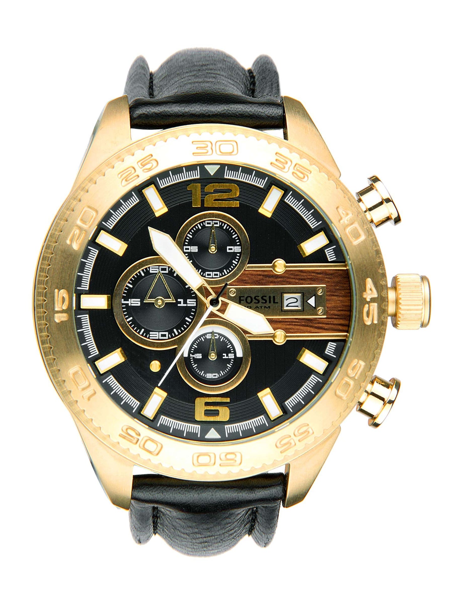 Fossil Men Black Dial Chronograph Watch CH2652