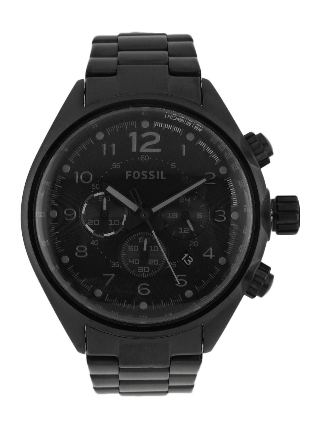 Fossil Men Quartz Black Dial Chronograph Watch CH2803