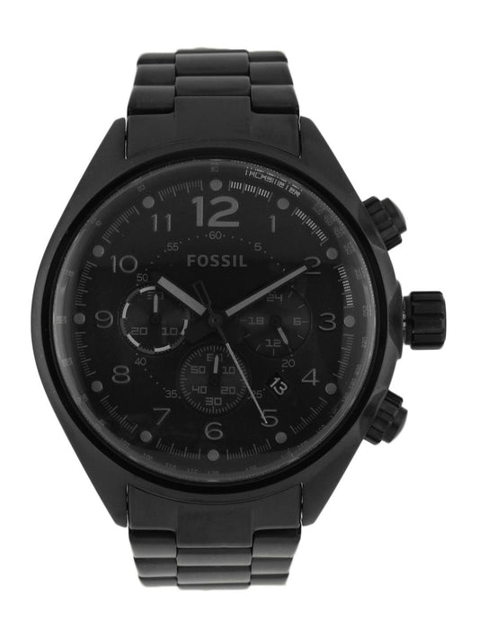 Fossil Men Quartz Black Dial Chronograph Watch CH2803
