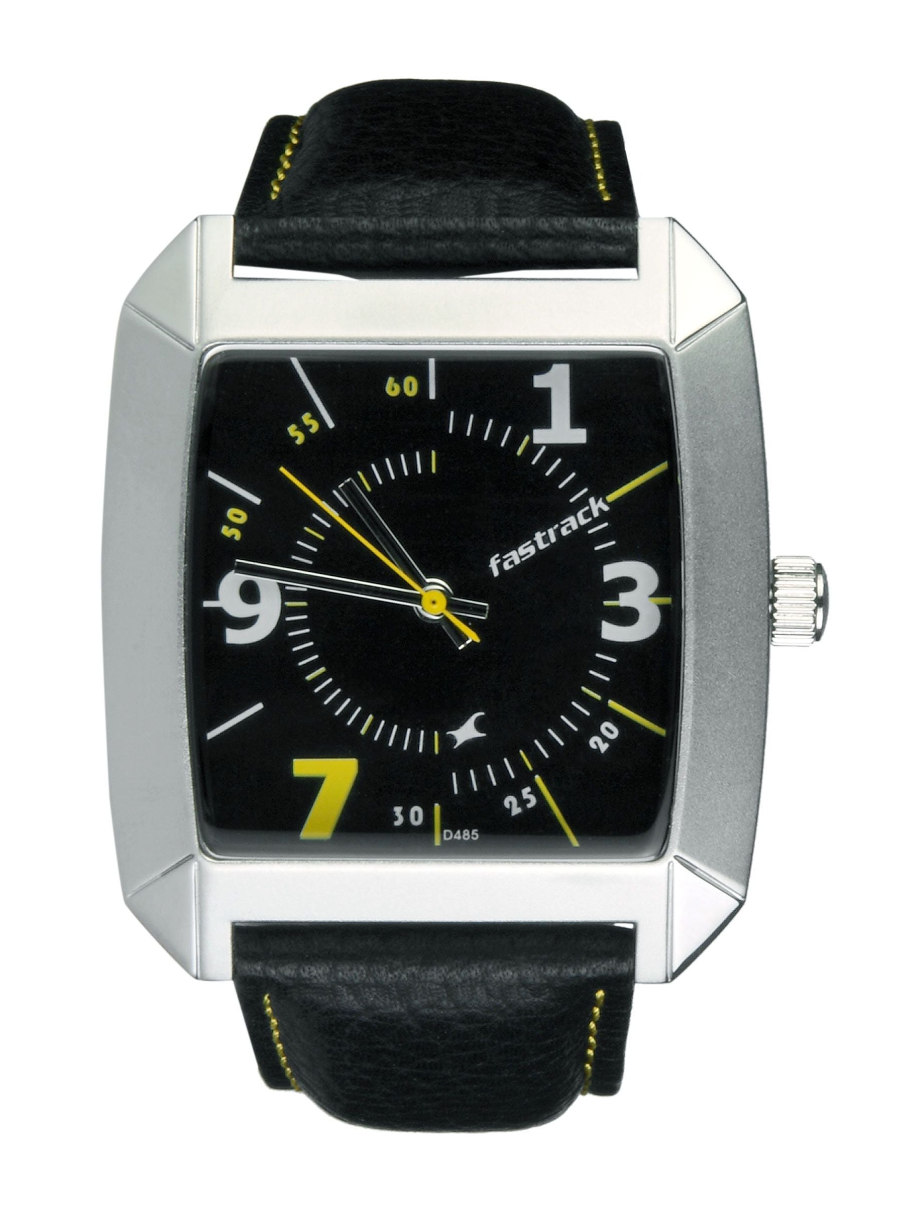 Fastrack Men Black Dial Watch N9336SL03