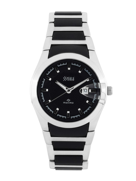 Maxima Men Black Dial Watch