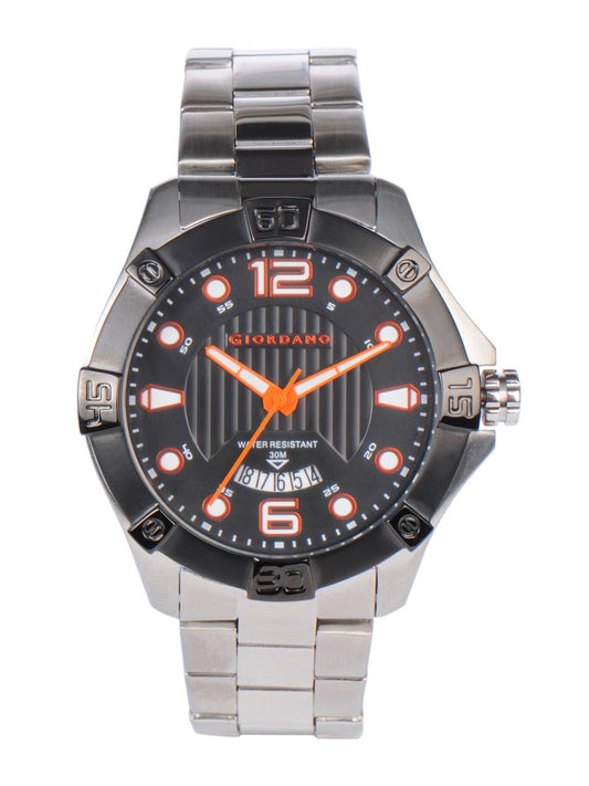Giordano Men Black Dial Watch