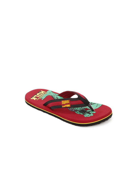 Marvel Boys Red Flip Flop