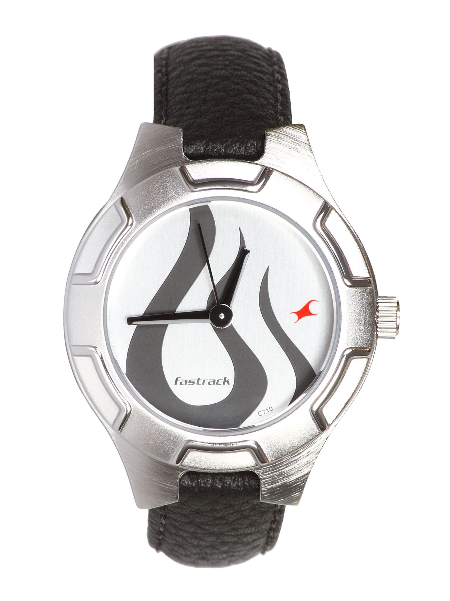 Fastrack Women Bikers Analog Steel Black Watch