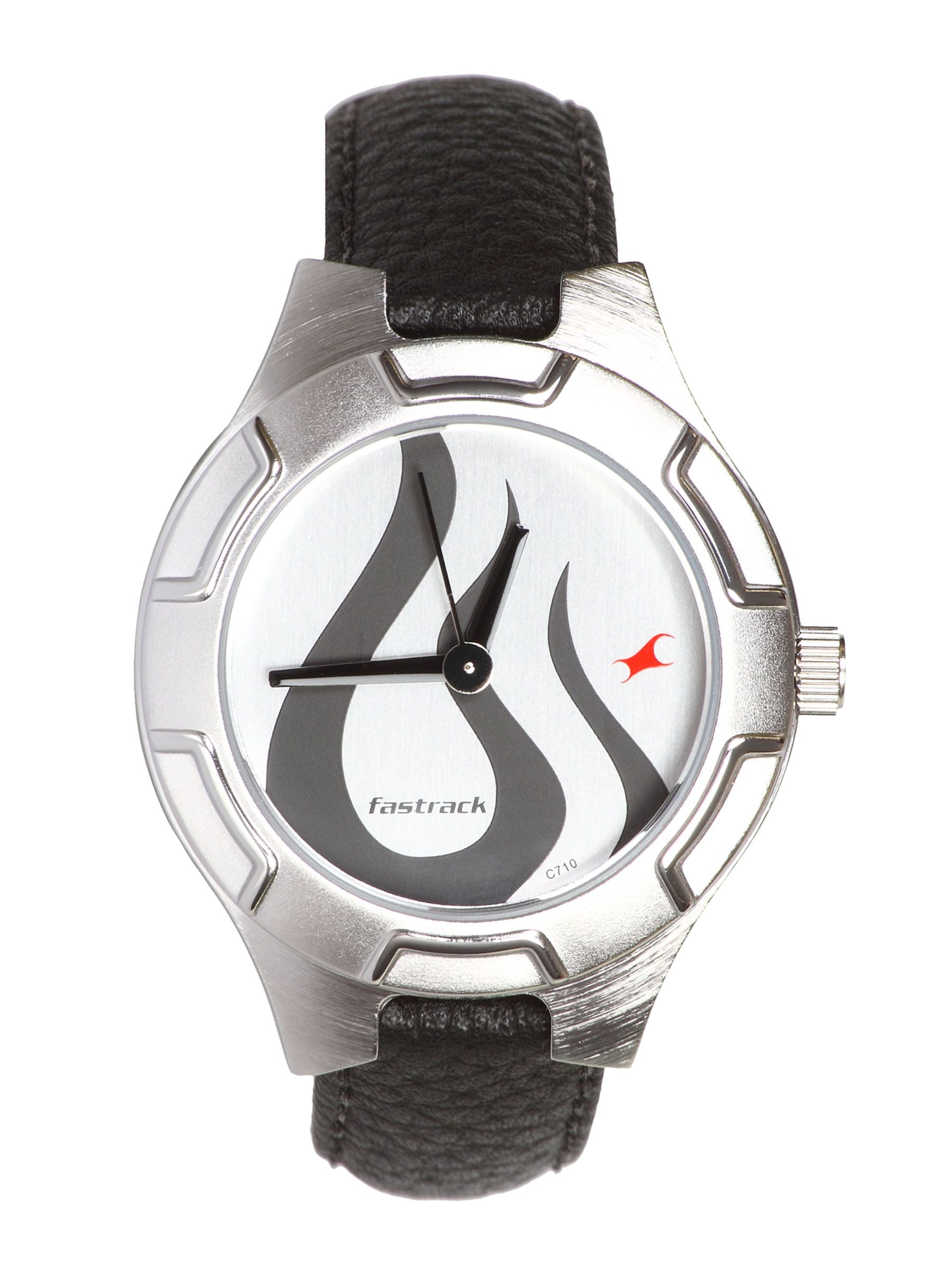 Fastrack Women Bikers Analog Steel Black Watch