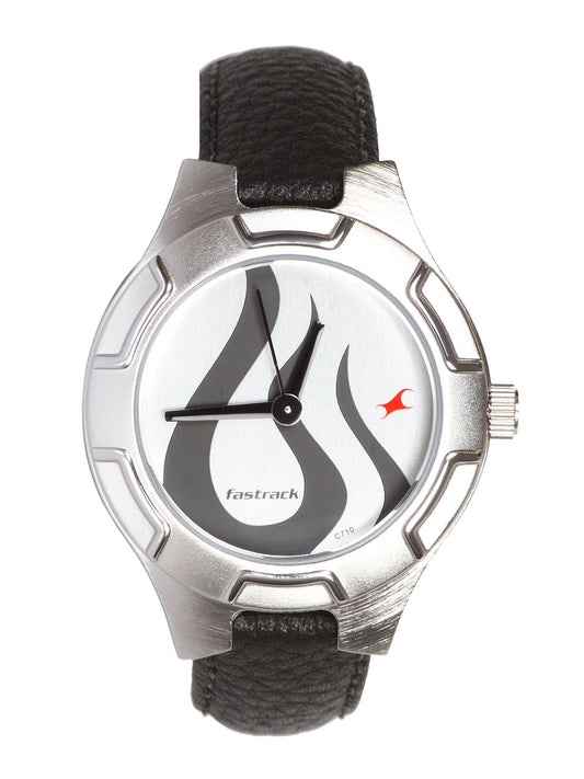 Fastrack Women Bikers Analog Steel Black Watch