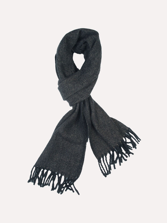 Reid & Taylor Men Solid Black Muffler