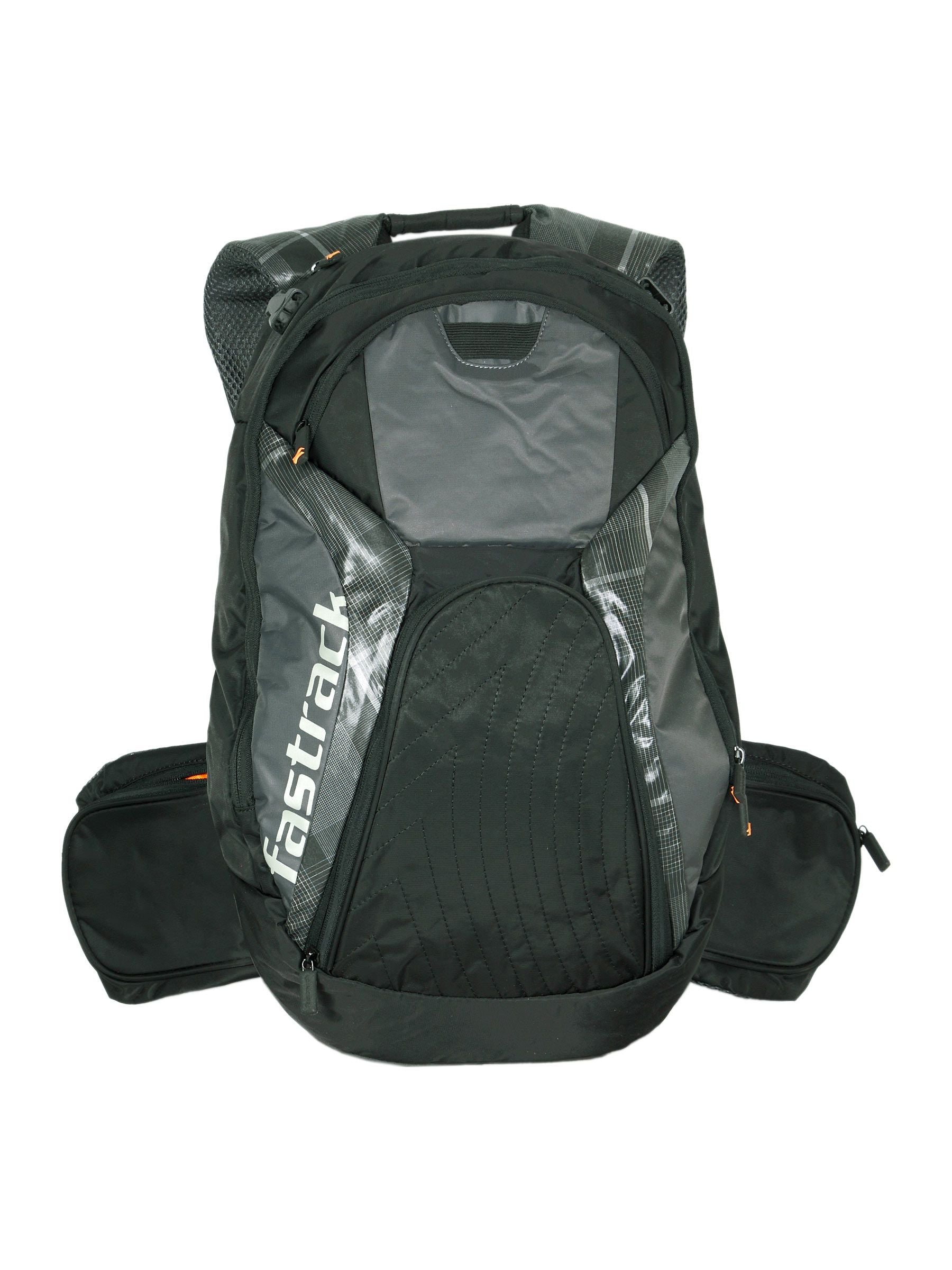 Fastrack Men Black Grey Laptop Backpack
