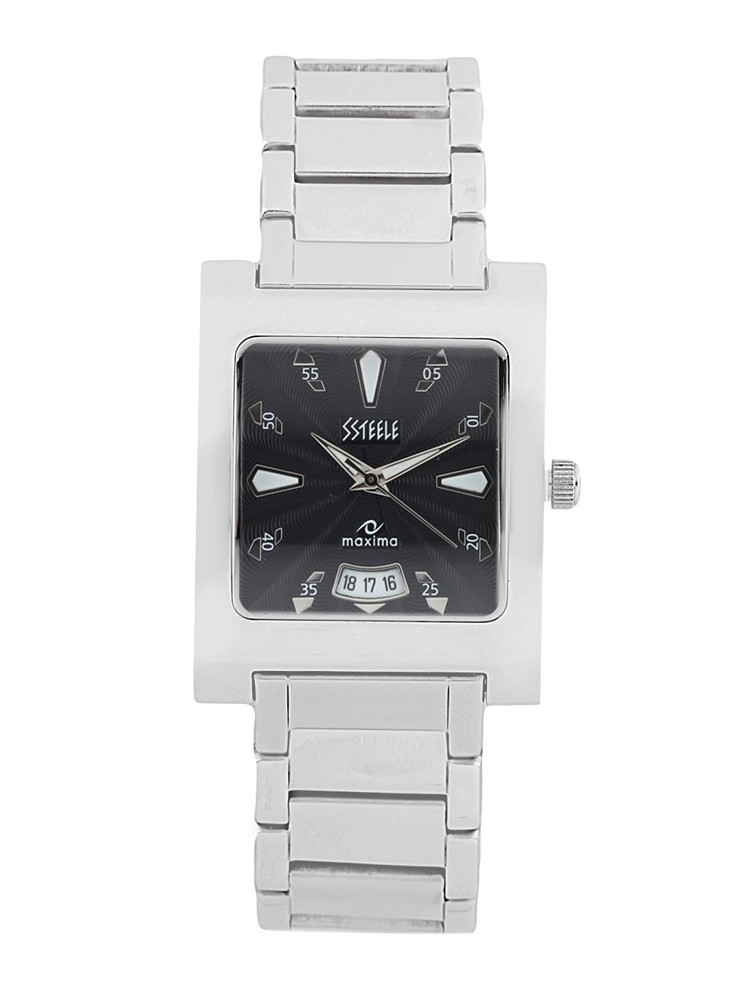 Maxima Men Black Dial Watch