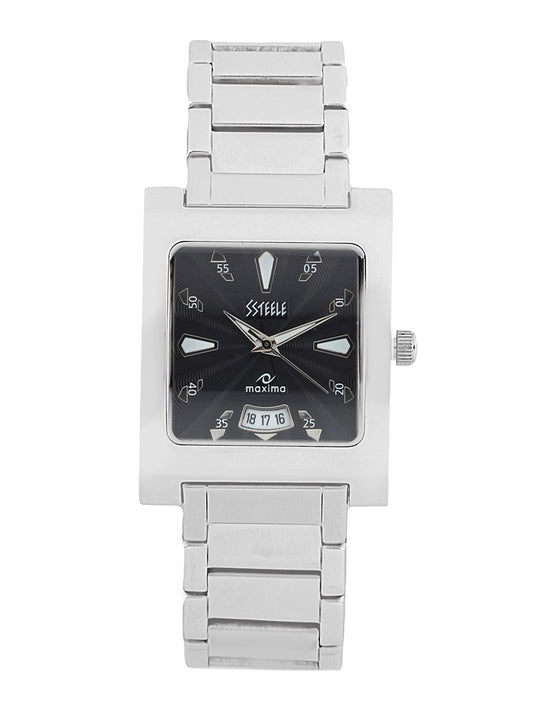 Maxima Men Black Dial Watch