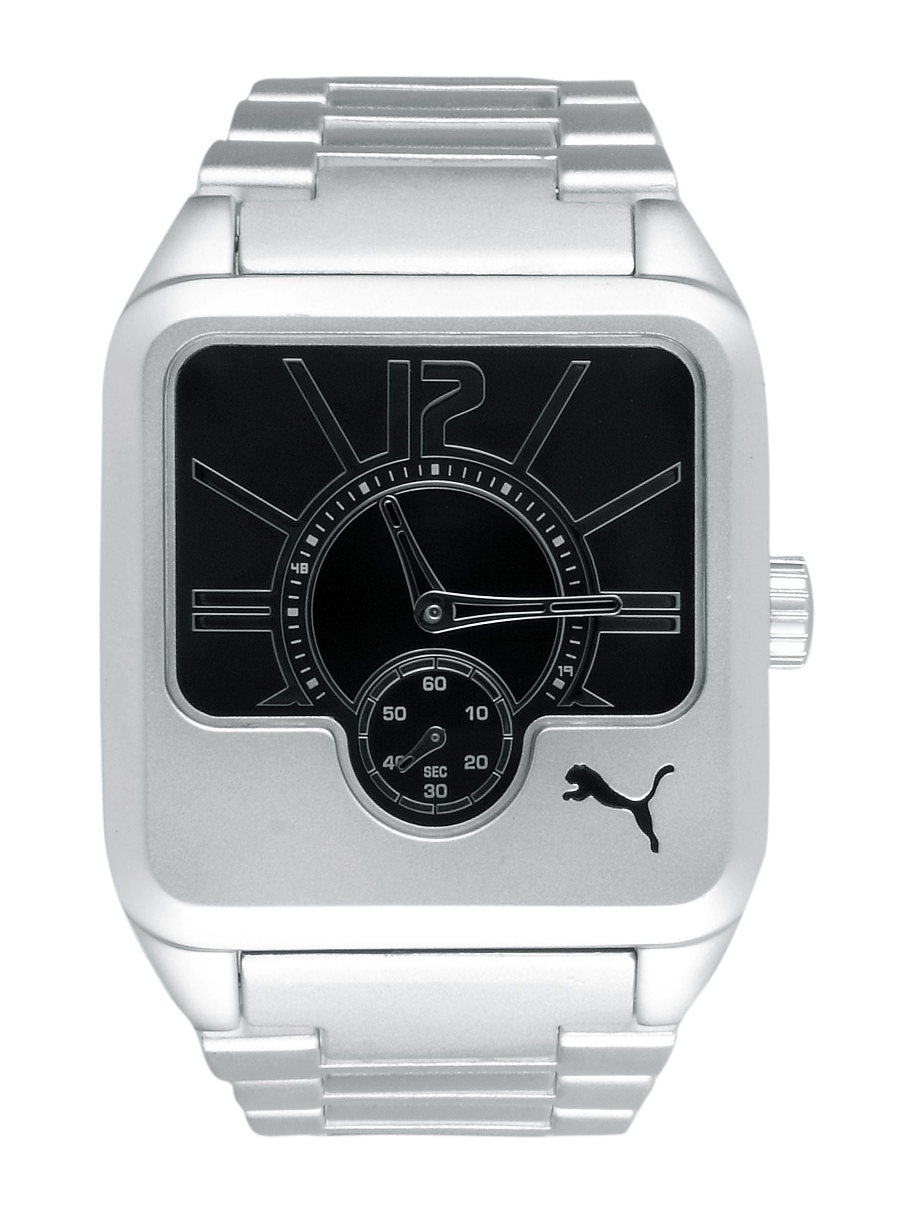 Puma Men Star Dust Black Dial Watch