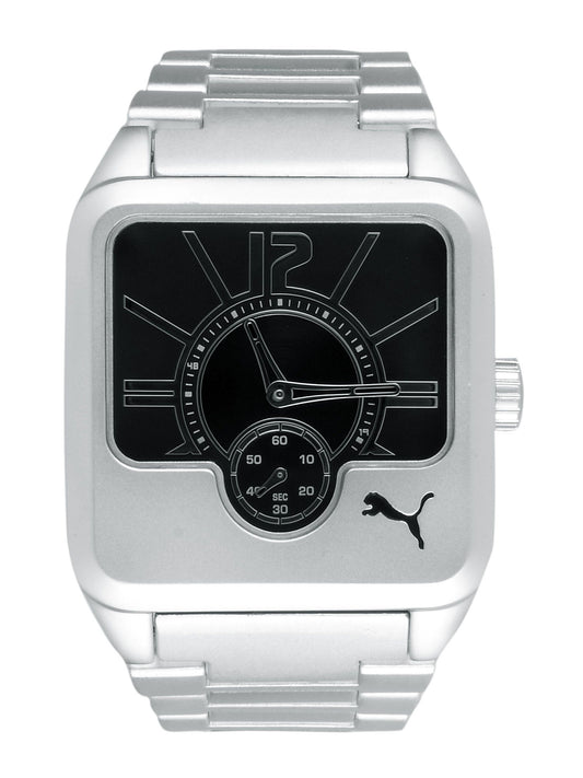 Puma Men Star Dust Black Dial Watch