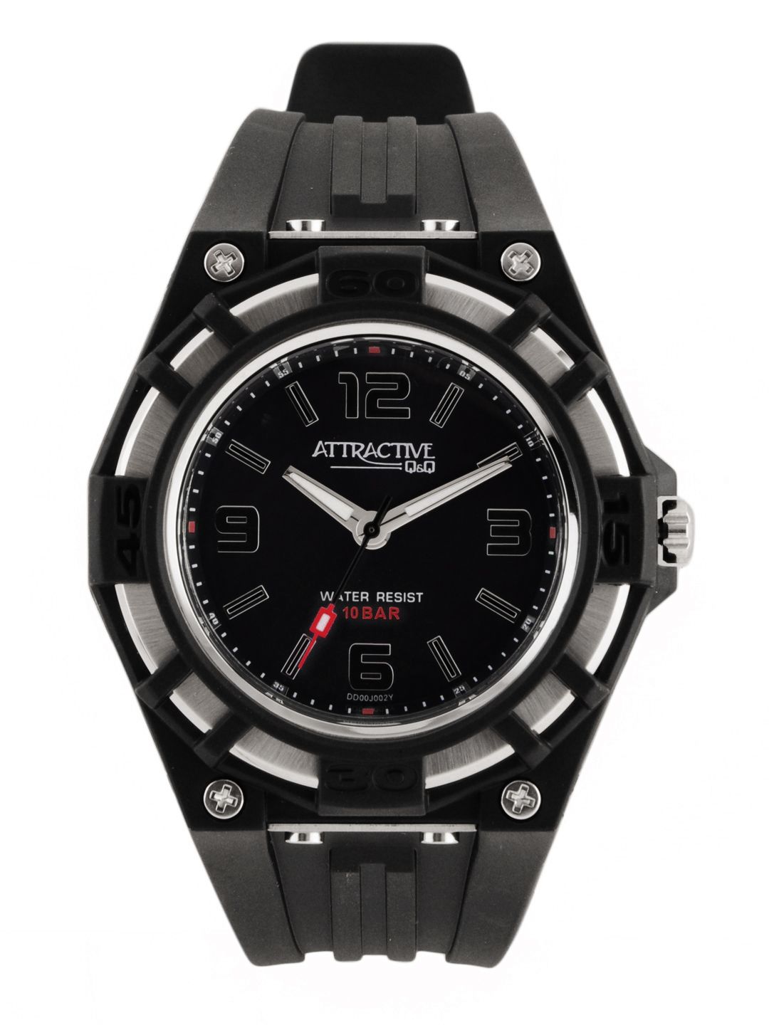 Q&Q Men Black Watch