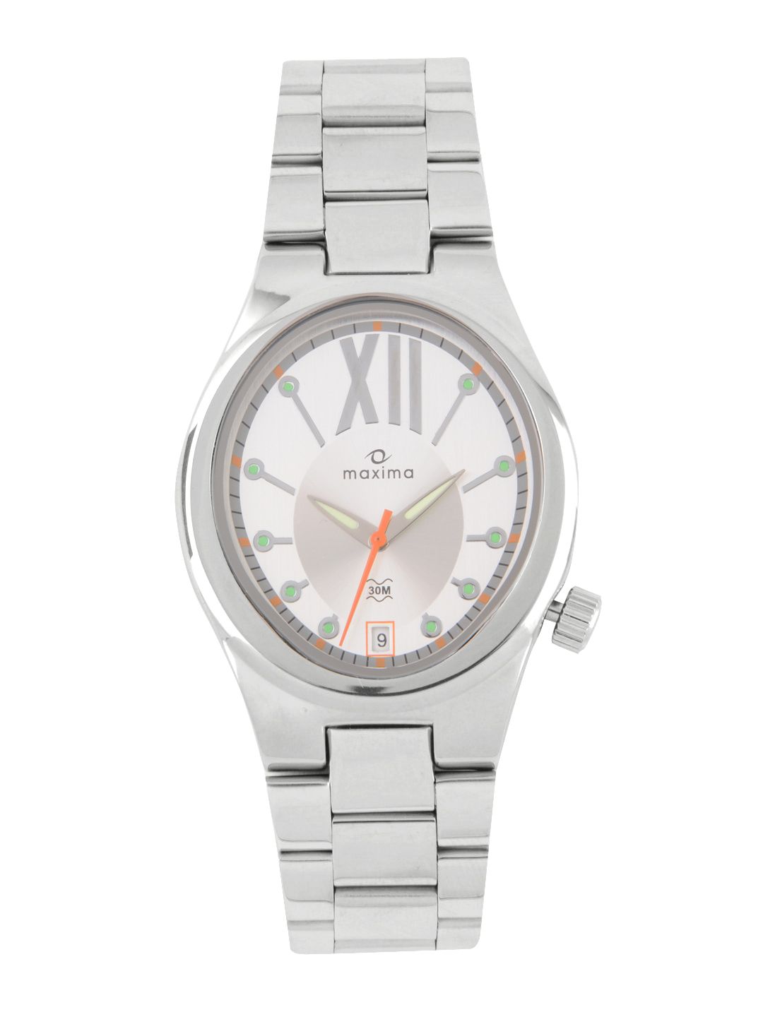 Maxima Attivo Men Silver Dial Watch