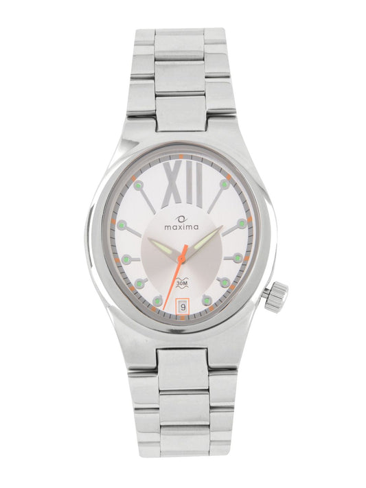 Maxima Attivo Men Silver Dial Watch
