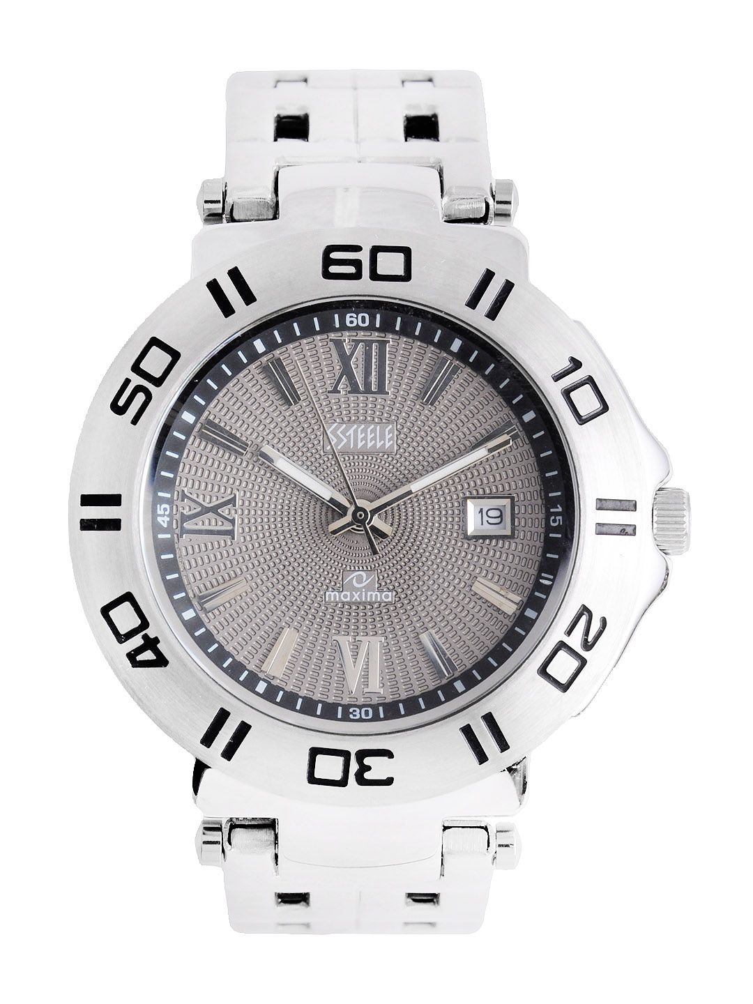 Maxima Men Grey Dial Watch