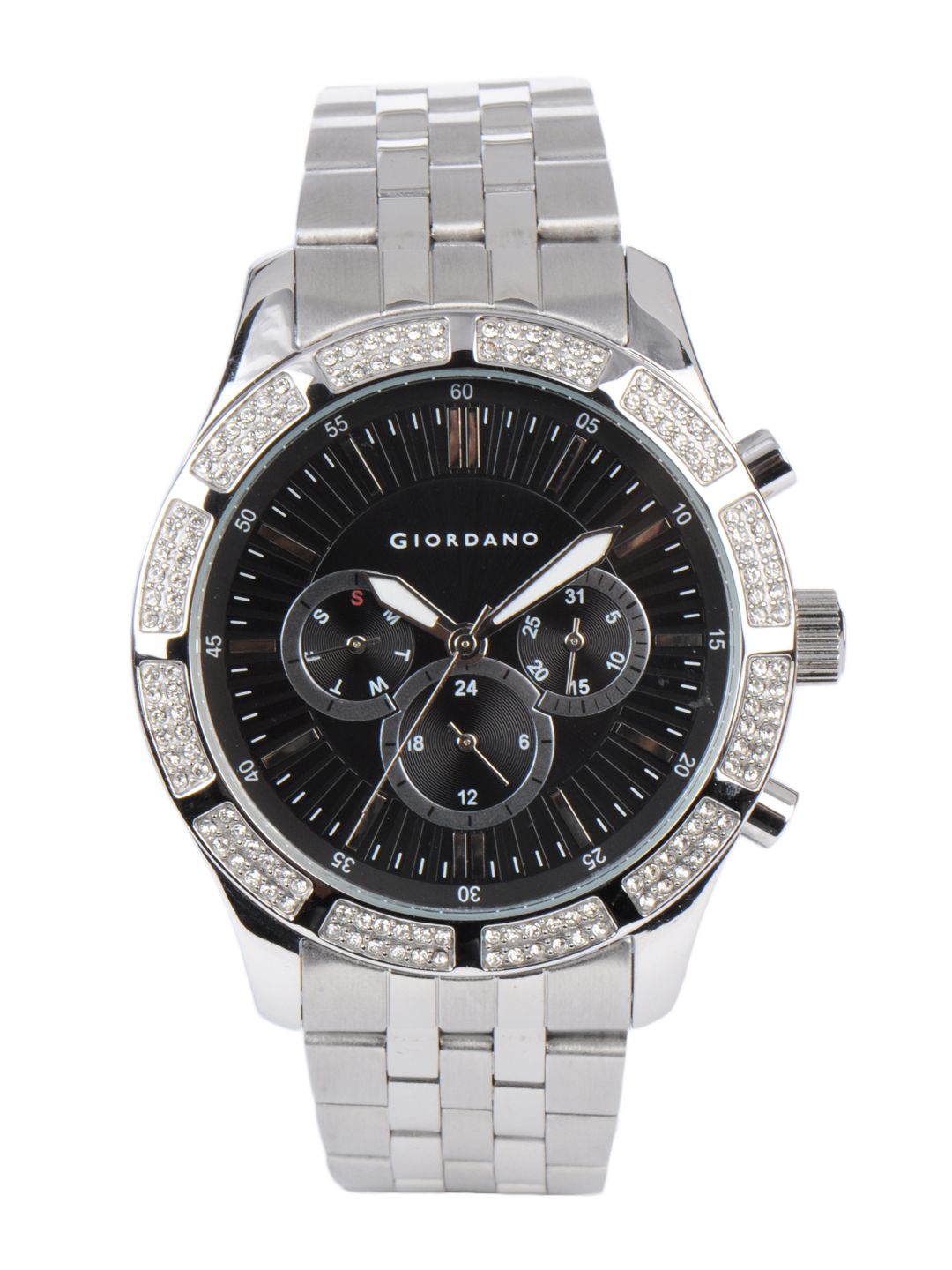 Giordano Men Black Dial Watch