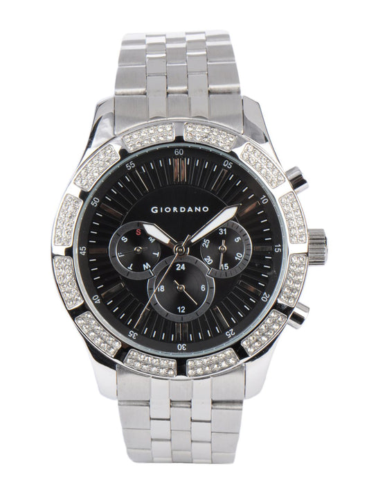 Giordano Men Black Dial Watch