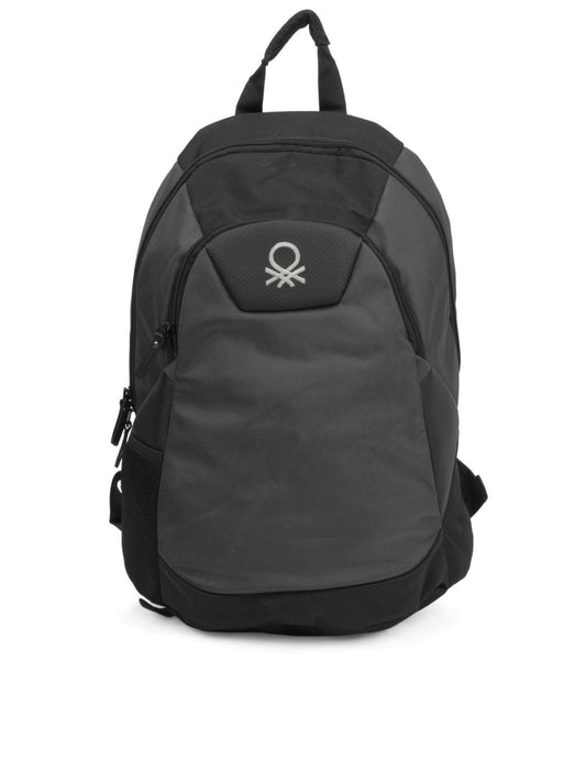United Colors of Benetton Men Black Backpack